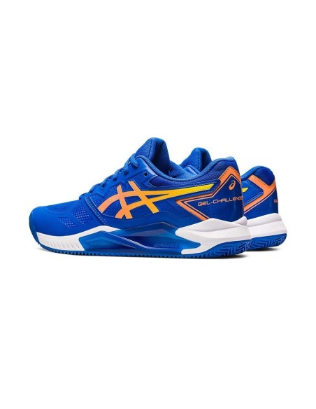 Asics Gel-Challenger 13 Clay Azul Naranja | Ofertas de pádel